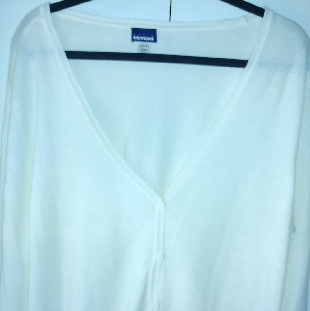 Women's cream cardigan
